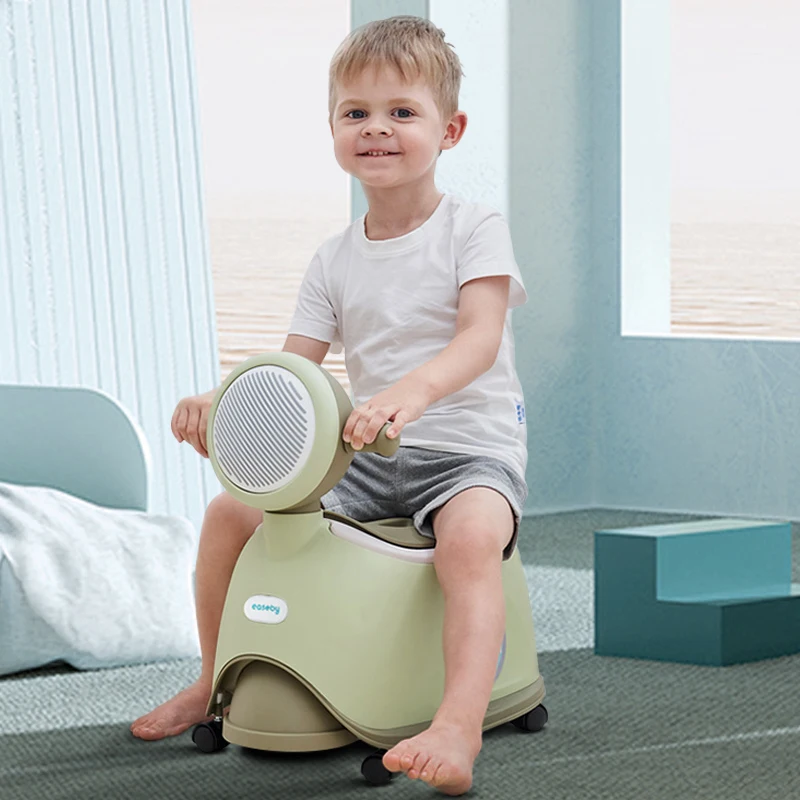 
Plastic Drawable Wheel handle Motorcycle shape Soft cushion baby potty training seat toilet baby toilet chair 