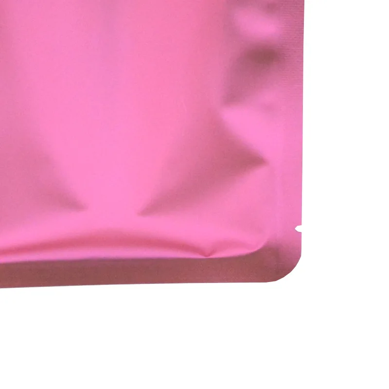 matte color rounded flat pockets aluminized  foil bag eye mask bag eye mask aluminum packaging bags