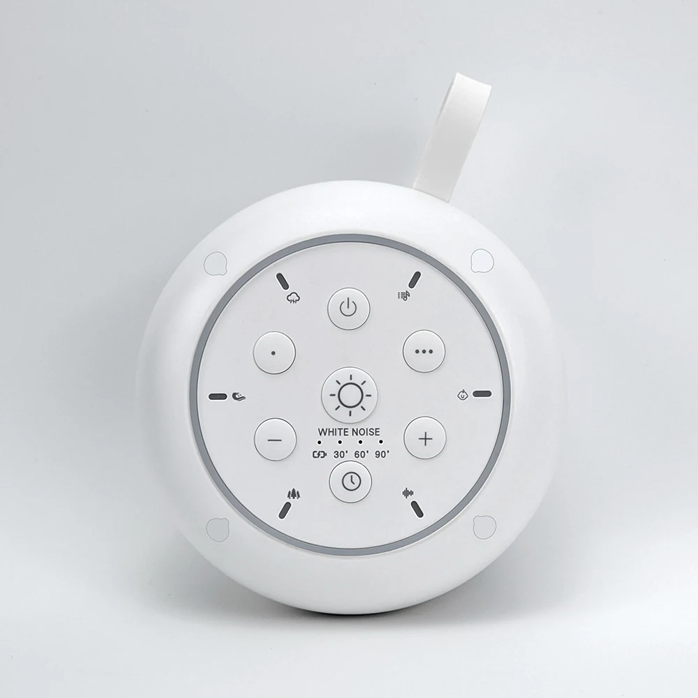 Rechargeable New Sleep Therapy White Noise Sound Machine Night Light Soothing Baby Sleep Aid