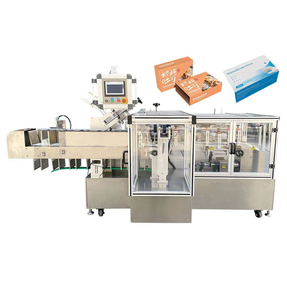 125 Carton/Min Coffee Capsule Tea Bag Condom Sachet Soap Box Packing Machinery Automatic Vertical Cartoning Machine