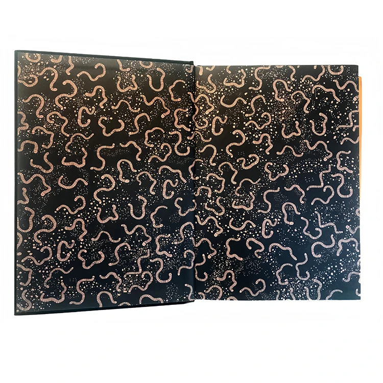 По требованию Золотая фольга для штамповки сшитое переплет новинка высокое качество Книга в твердом переплете печать напыленных краев с пыльником