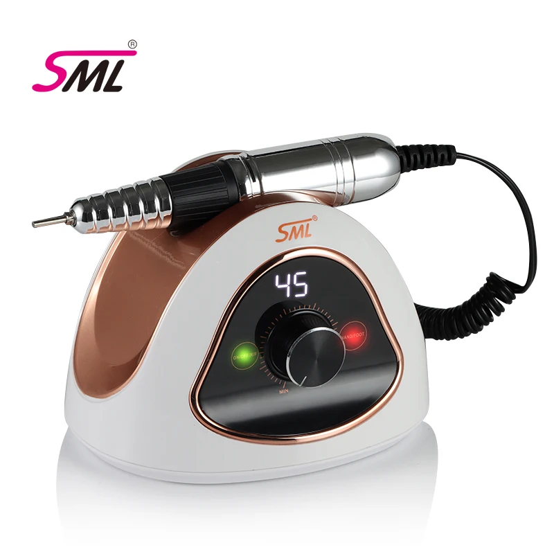 SML 45000RPM nail gel polish sander Machine For Manicure Nail Polish Remover Nail Drill Milling Cutter