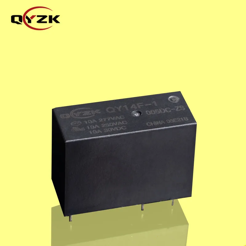5VDC SPDT Rating Load 10AMP 277VAC 10A 250VAC 5 Pins 0.54W Alternative To Small Shape PCB Home Appliances Power Relay