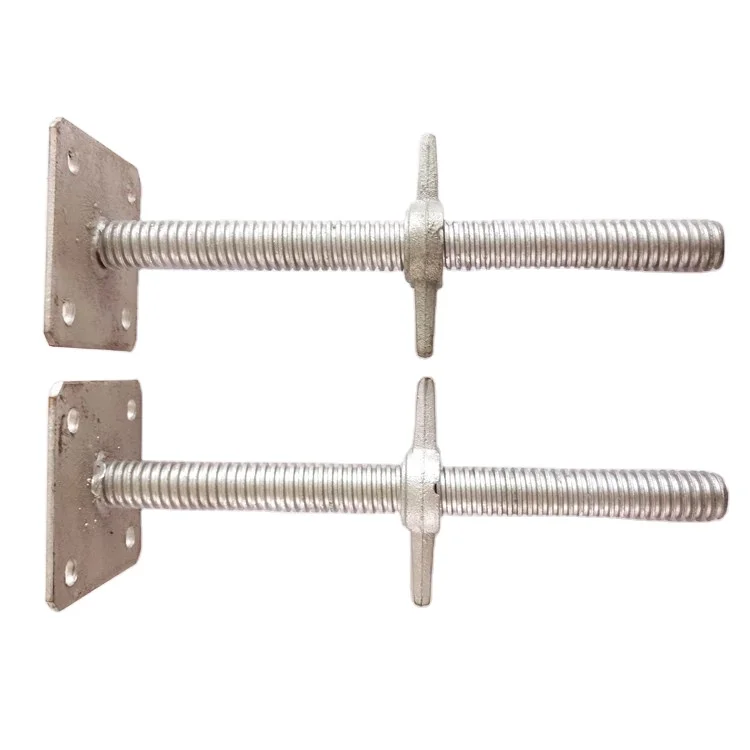 Construction Adjustable Scaffolding Shoring  Screw Jack Base