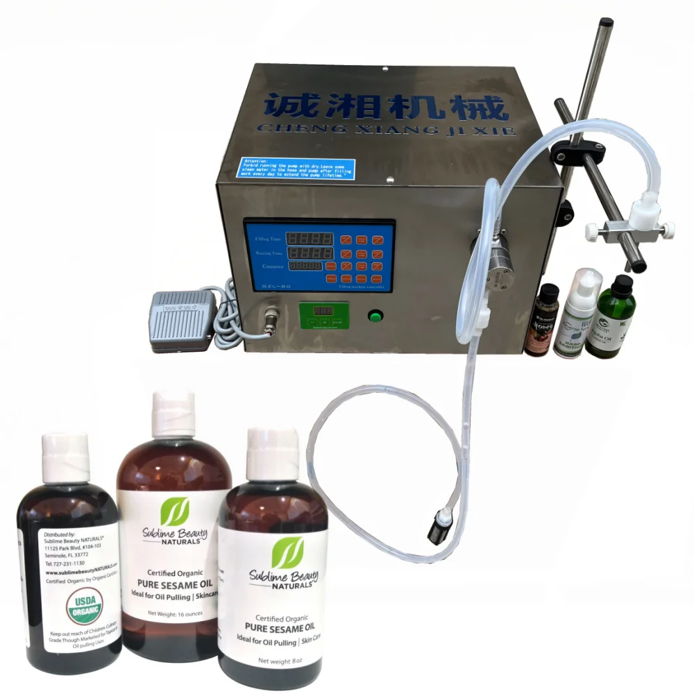 Full customization easy operation line Machine semi automatic liquid filling machine