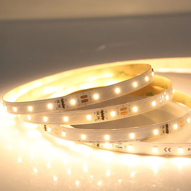 10m 20m 30m per roll 2835 led strip DC24V 6w PCB 10mm LED flexible strip waterproof led light strip