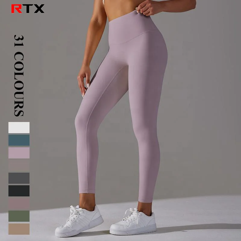 Custom design Naked Feeling New No T-line High-waisted Sports TIGHT Thin Running LEGGINGS Peach Buttocks Pants Women Yoga Pants