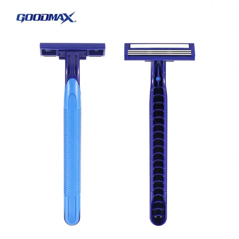 Oem Private Label Shaving Custom Logo Safety Straight Disposable Triple Blade Shaving Razor