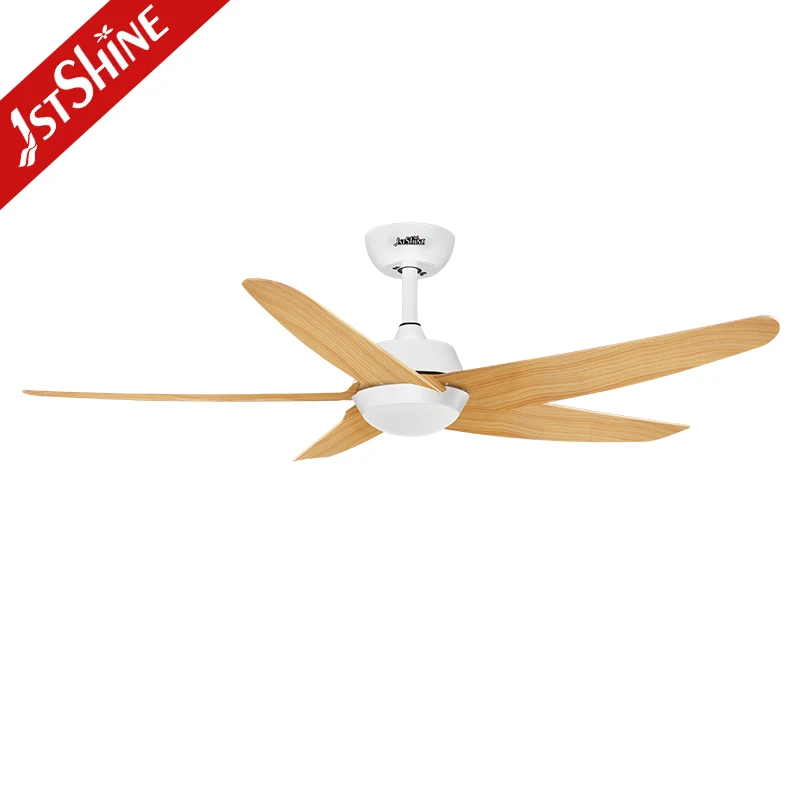 1stshine fans ceiling decorative 5 plastic blades led ceiling fan with light and remote 52
