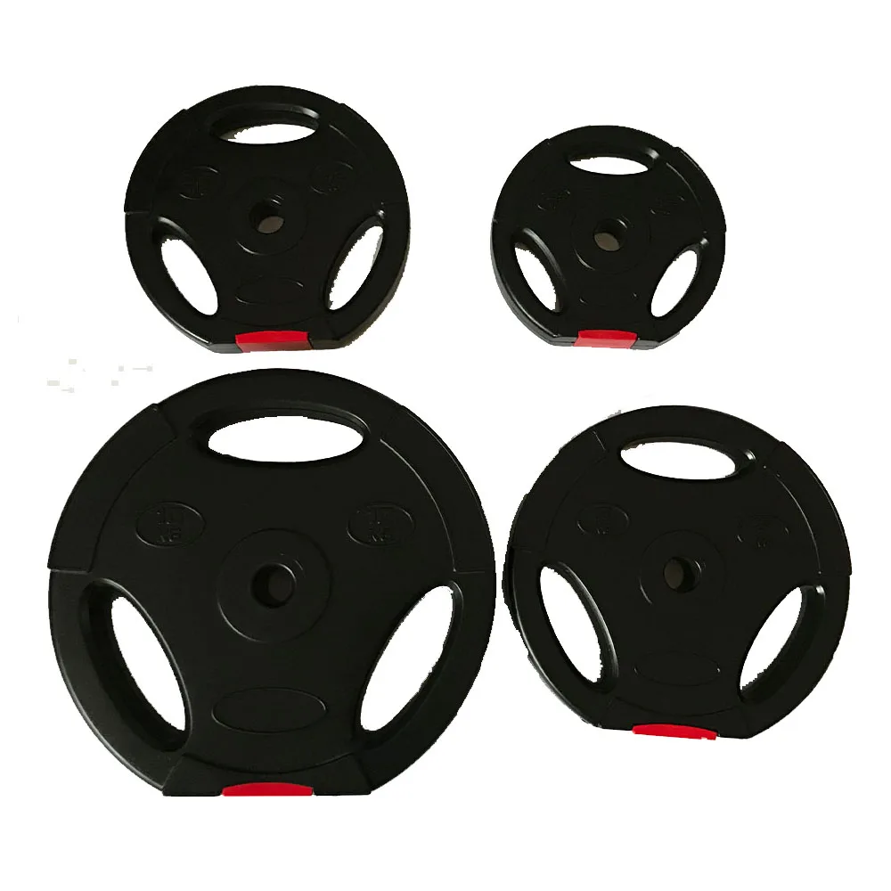 Wholesale weight bumper weight lifting 15kg set Cement Coated Weight Plate