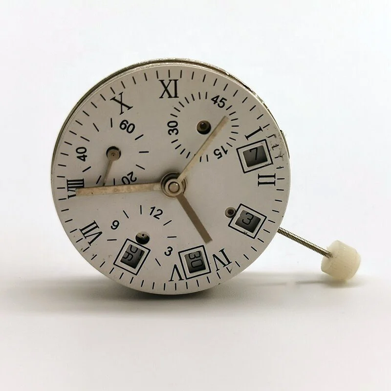 Good Craftsmanship Product Shanghai Factory Made Mechanical Chronograph 3LZF10-1 Automatic Watch Movement