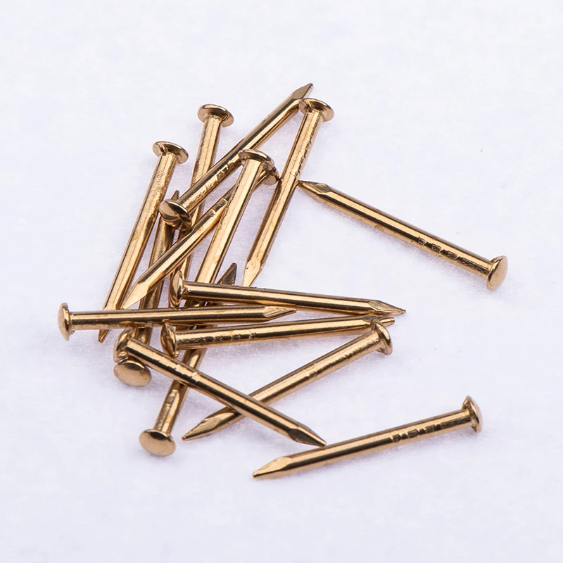 High-Strength Cement Nail  Use For Hanging Object Fixed On The Wall And  Photo Frame Round Head 1.5x18 Copper Nail