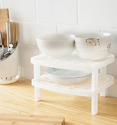  Fashion Square-shaped Cup Drain Pan Kitchen Plastic Dish Rack Drying