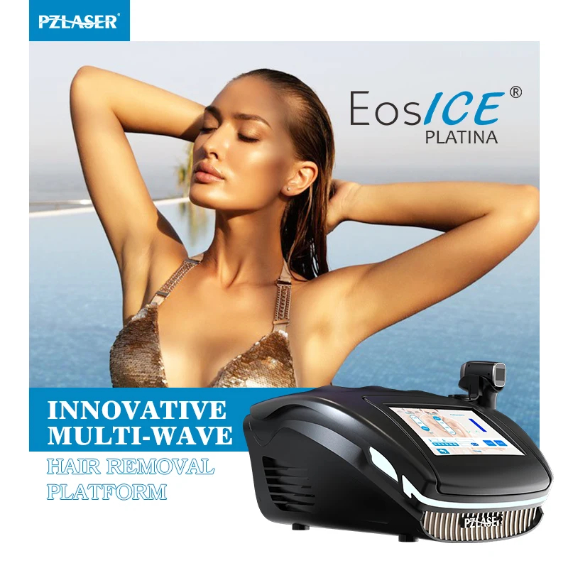 EOS ICE Made In Germany Laser Hair Removal Machine Professional Laser Hair Removal 808 755 1064 Nm