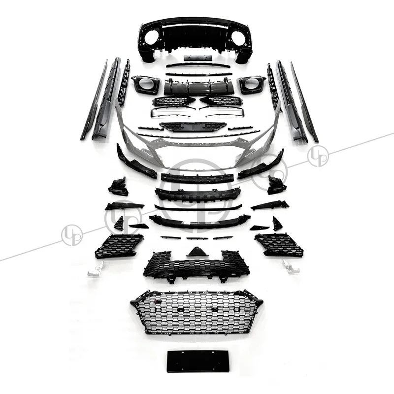 Great new design bodykit for Audi R8 to 2021 R8 auto car parts with front bumper grille side skirts upgrade body parts R8 model