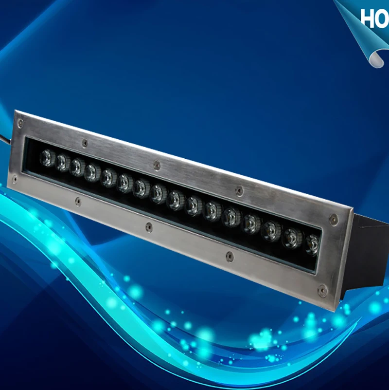 LED Ground Stainless Steel Underground Lights Outdoor Floor Yard Wall Washer LED Stairs Buried Underground Recessed Lamp
