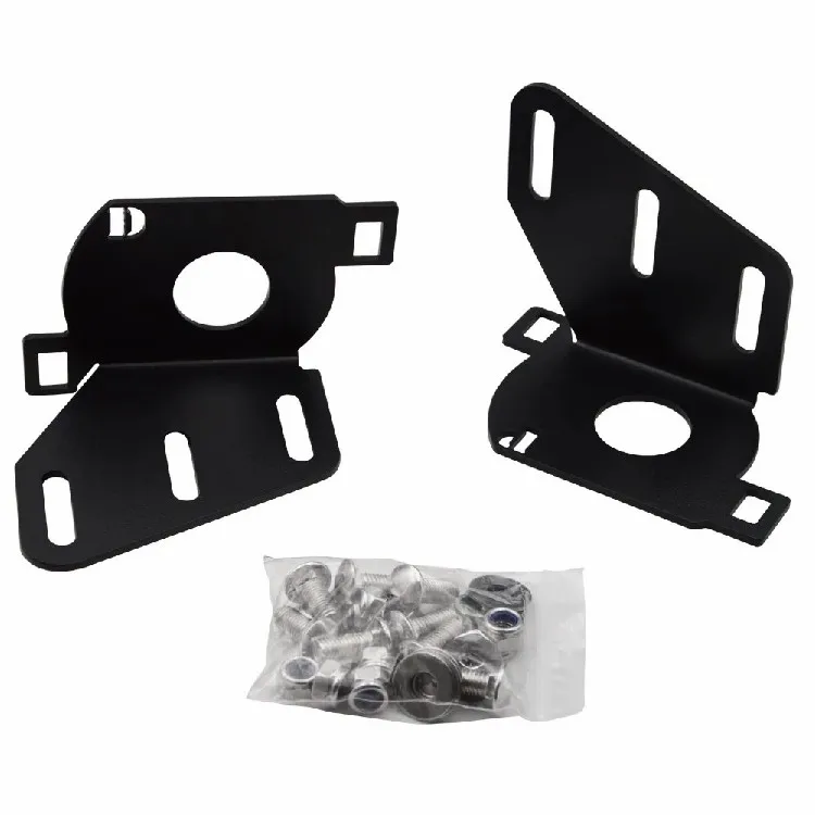 Front Lower Hidden Bumper Fog Lamp LED Light Mounting Brackets for 2014 2015 Chevy Silverado 1500 Chevy 2500 3500 07-14