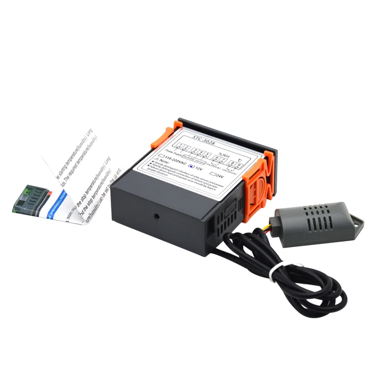 AC110-220V двойной дисплей температуры Регулируемый регулятор цифровой контроллер и влажности