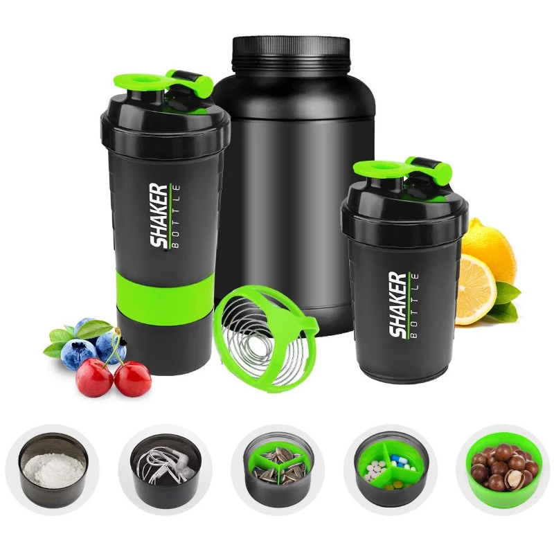 
Cheap High Quality Portable Plastic Tritan Blender Spider Protein Shaker Man Bottle GYM Cups Custom Logo 