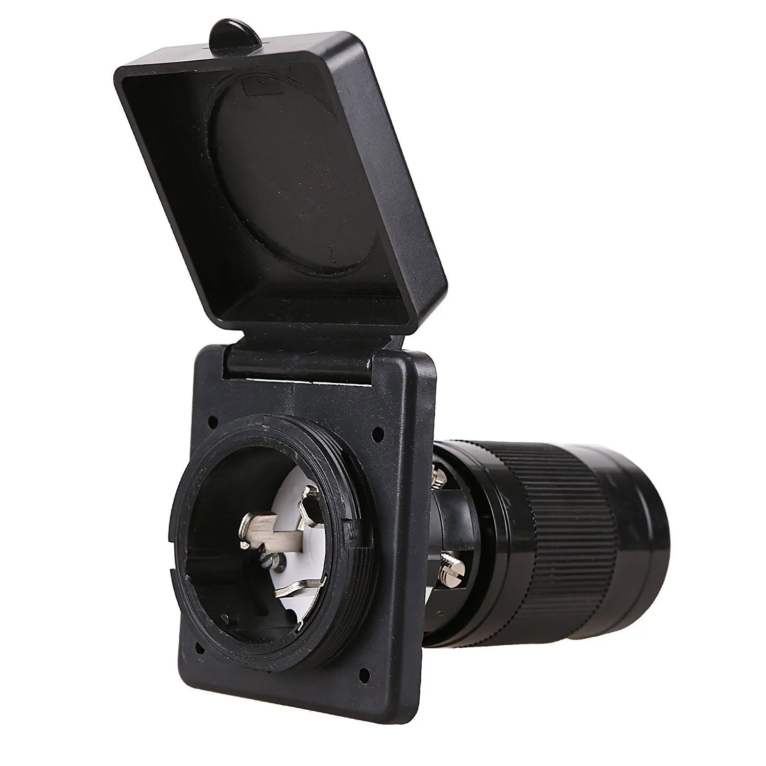 50A 125V/250V NEMA SS2-50P RV Впускной блок питания с поворотным замком для лодки кемпинга