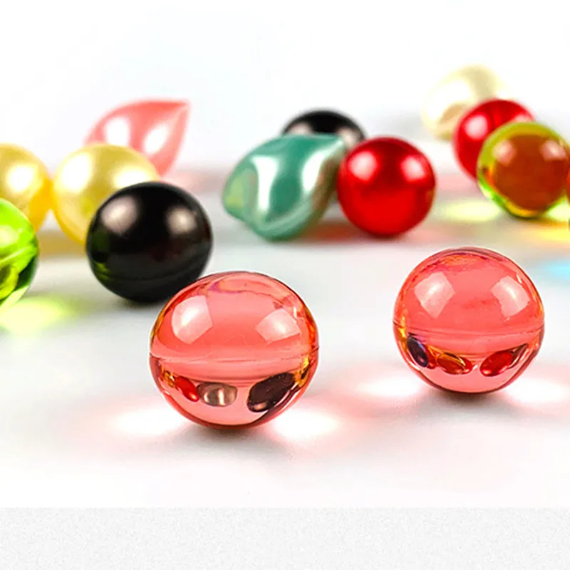 Bath Beads Wholesale Bulk Round Heart Shape Bath Pearls Capsule Scented Bath Oil Beads