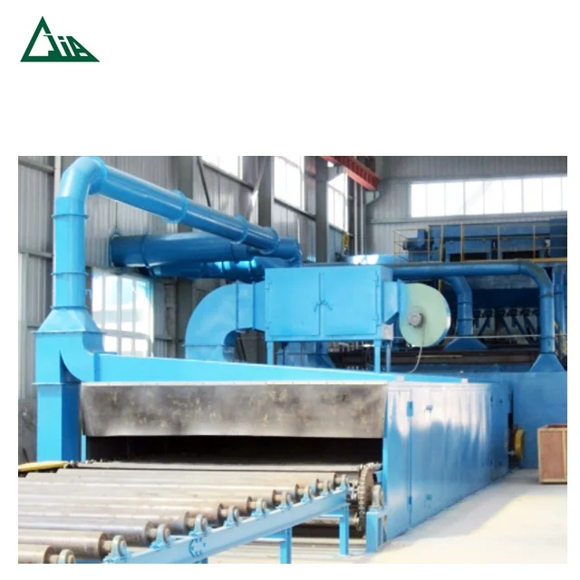 Q69 роликовый конвейер, оборудование для дробеструйной обработки стальной измерительной ленты