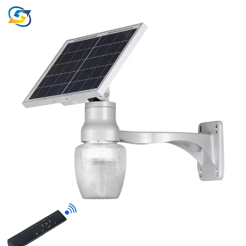 
Die-cast energy saving villa solar pillar modern apple garden light 
