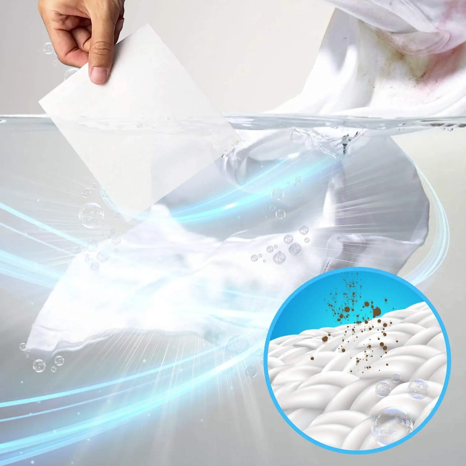 Laundry Sheets Ocean Breeze The Perfect Hypoallergenic Eco-Friendly Plastic Free Detergent Strips Biodegradable