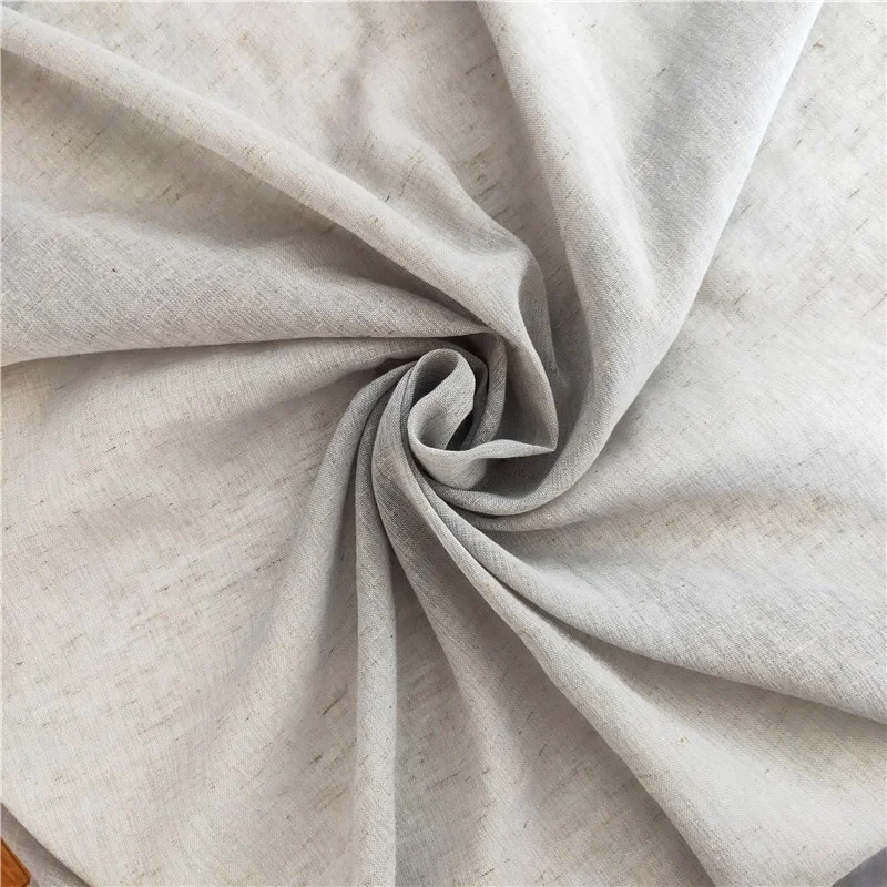 2022 New Customization Curtain Fabrics Textiles Soft Tulle Mesh Fabric Linen Tulle Curtain Fabric
