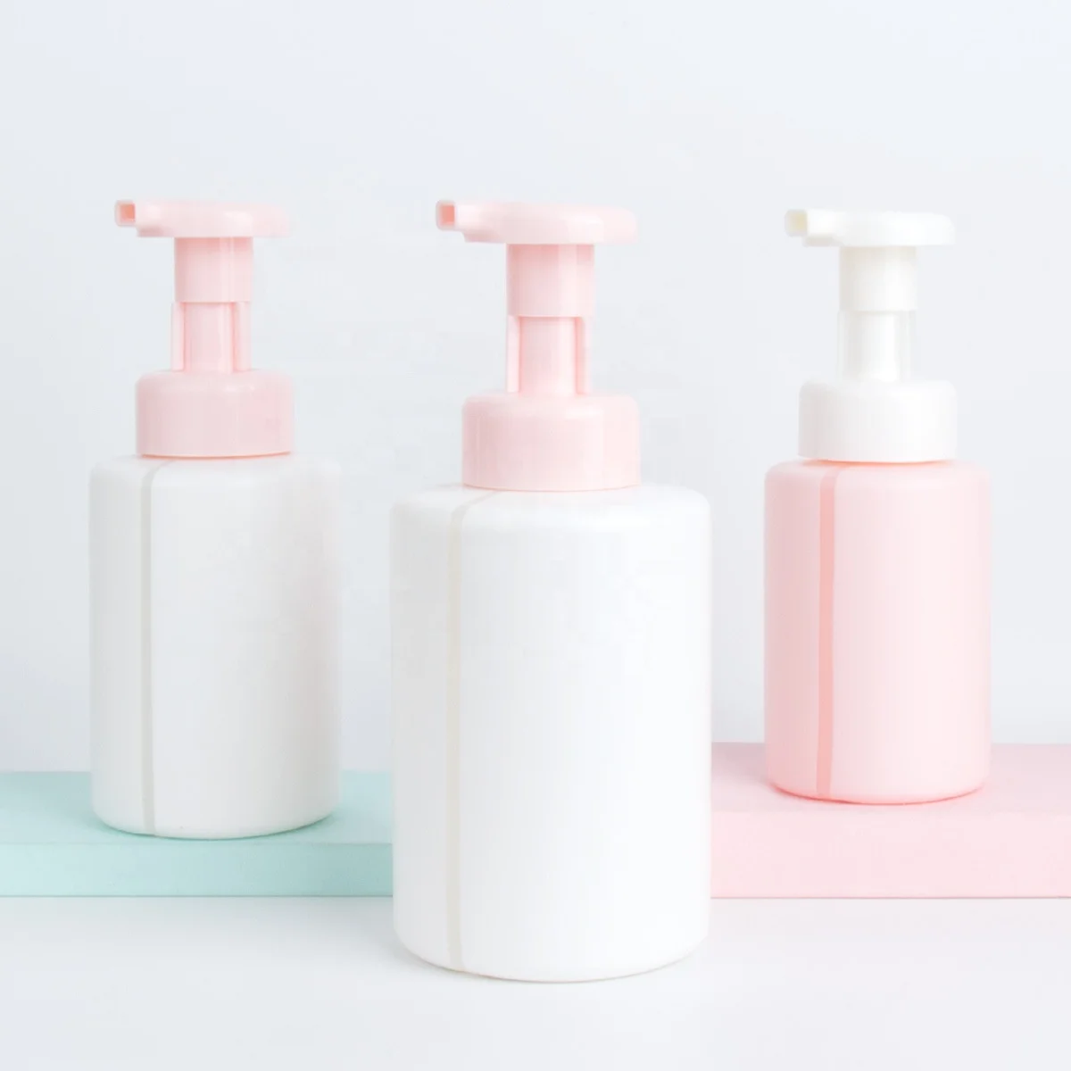 Custom Fancy 200ml-560ml Plastic  Form Pump PP PE Foam Pump For Bottle