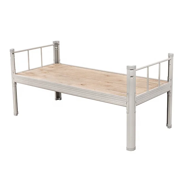 JZD triple bunk bed three layers hostel hotel metal bunk bed for adult commercial furniture