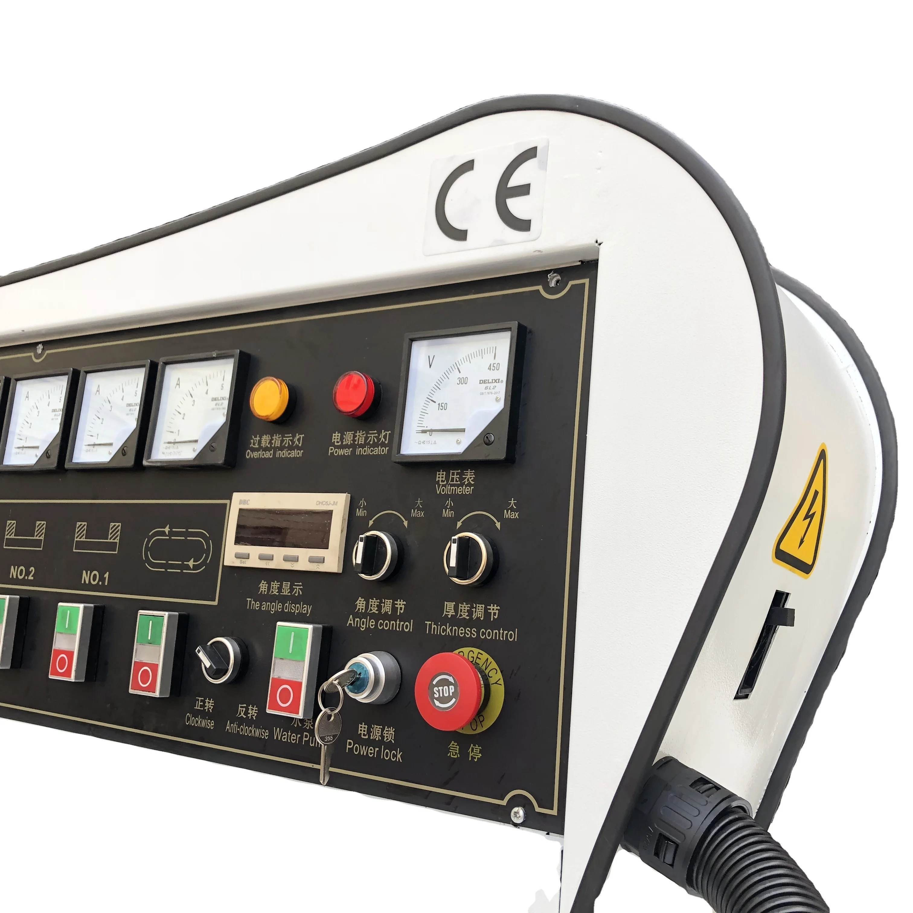 45 angle glass edging machine