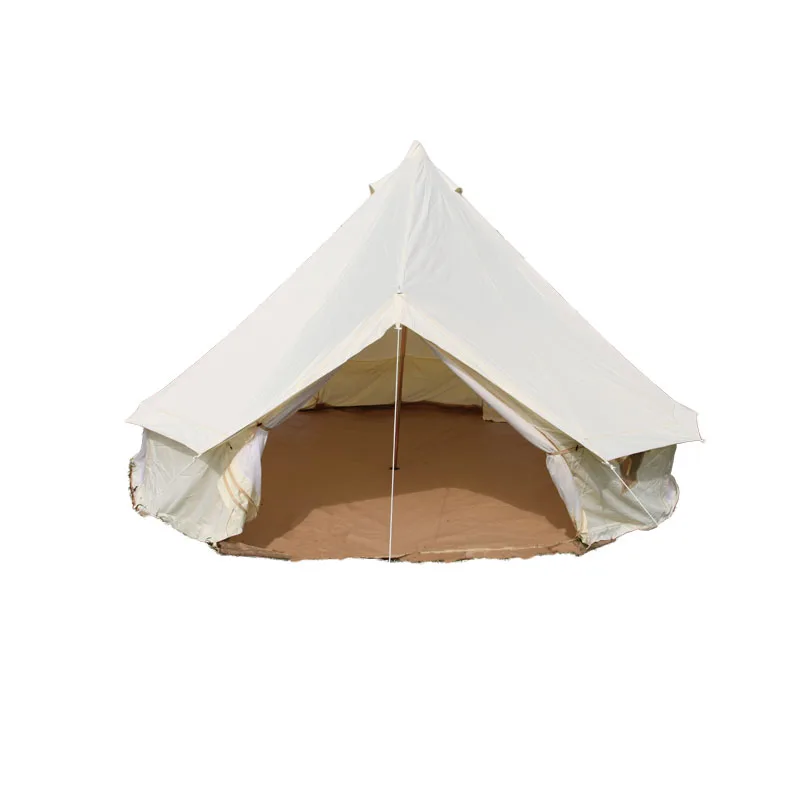 QX factory luxury 3M 4M 5M 6M 7M glamping outdoor camping tent yurt dome Pyramid tipi waterproof canvas tent bell tent