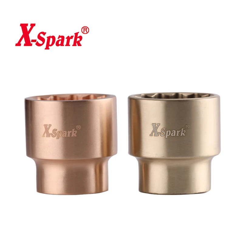 X SPARK Non-sparking Socket Spark Resistant Industrial Grade 1 2 Inch  Socket 3 4inch 1inch