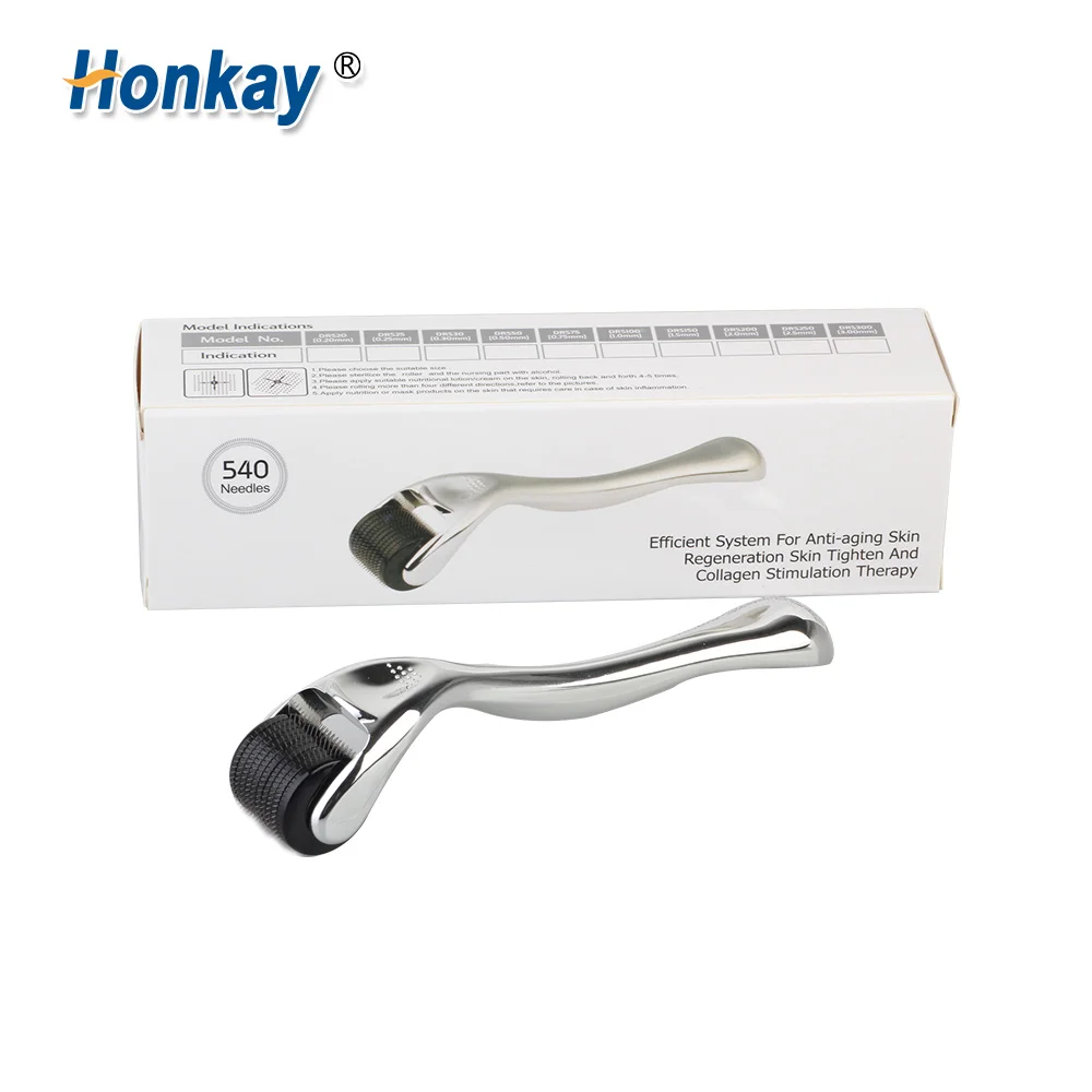 Золотая микроигла для кожи, вибрирующий набор, микро игла 0,5 мм 1 мм титановый дермароллер 540, микроигла zgts, дермароллер