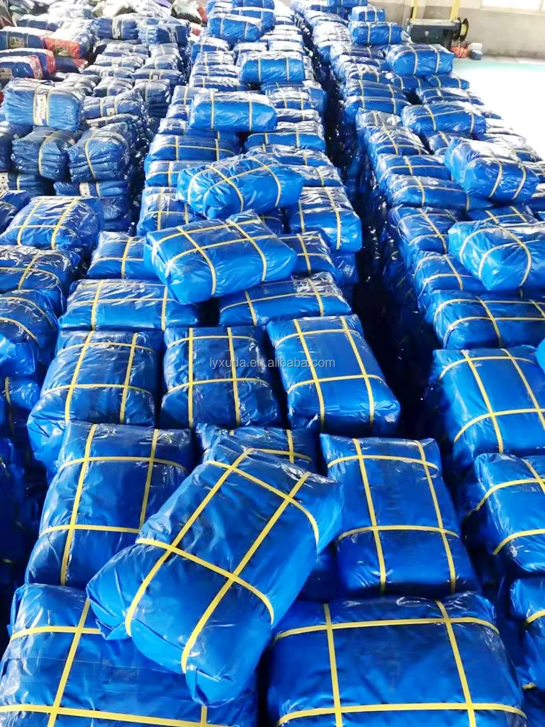 Wholesale Price Outdoor Waterproof Blue Polyethylene Plastic Cover Tarps Heavy Duty Waterproof PE Tarpaulin for Indonesia