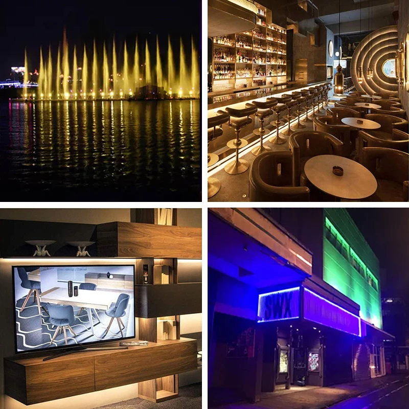 IP67/IP68 PCB 5mm/6mm 360degree Neon Tube 4*10mm LED Light Silicone Tube