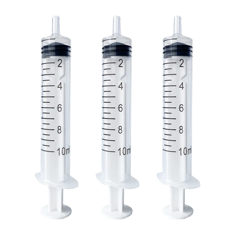 Factory Price Medical Disposable 5ml 10ml Luer Lock Luer Slip Syringe