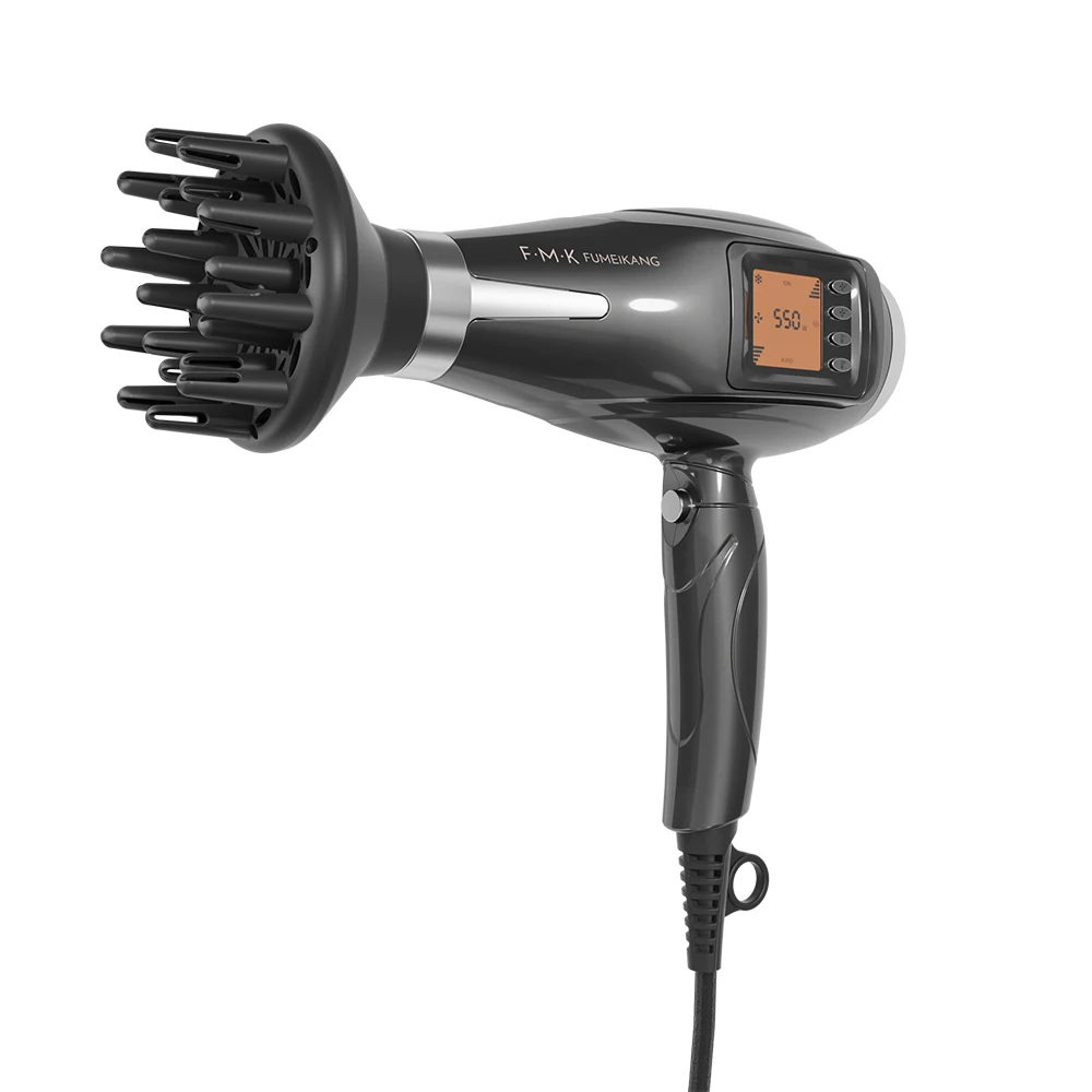 Wholesale Customized Ionic House-hold Hair Dryer with Touch- screen Panel 2000W Professional long life DC motor Hair Dryer