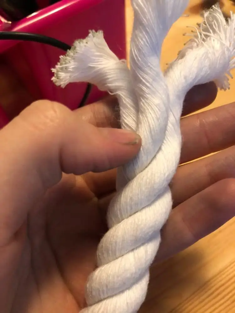 16mm tight and soft 100% natual Color Cotton Rope for all kinds of functions