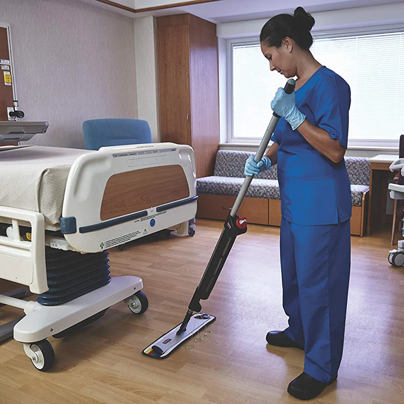 Commercial HYGEN Microfiber 18 inches Mop Pads For Rubbermaid