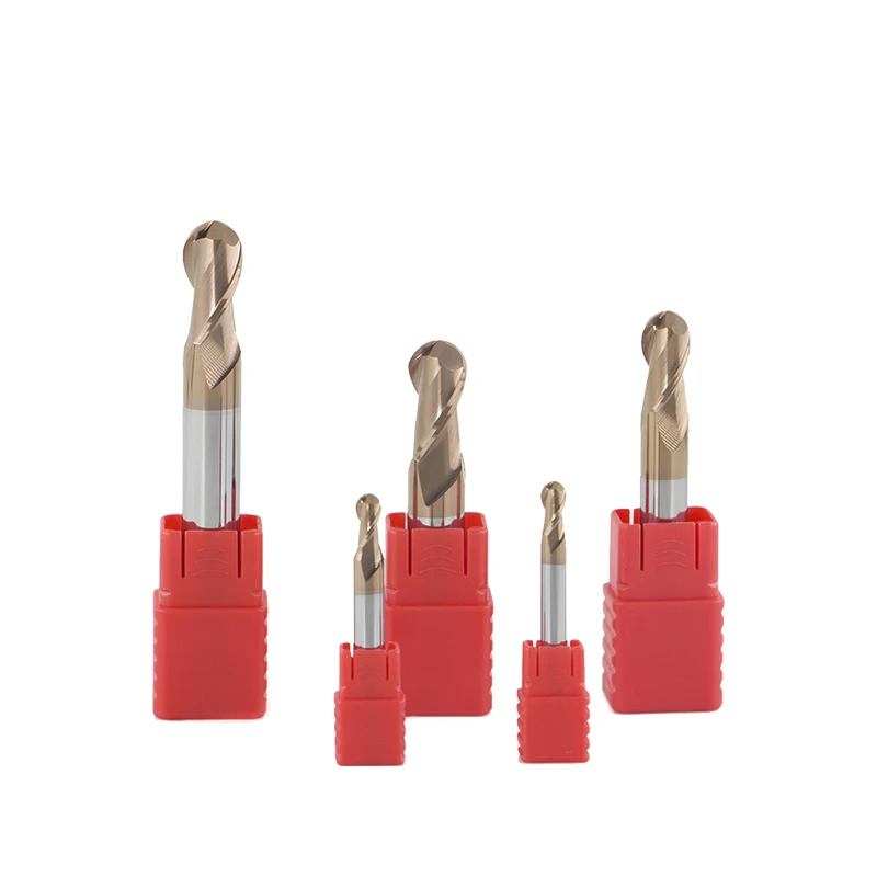 Handerk Oem Hrc45/55/60/65 твердосплавные шариковые фрезы сверхдлинные 2/4 фреза для фрезерного станка