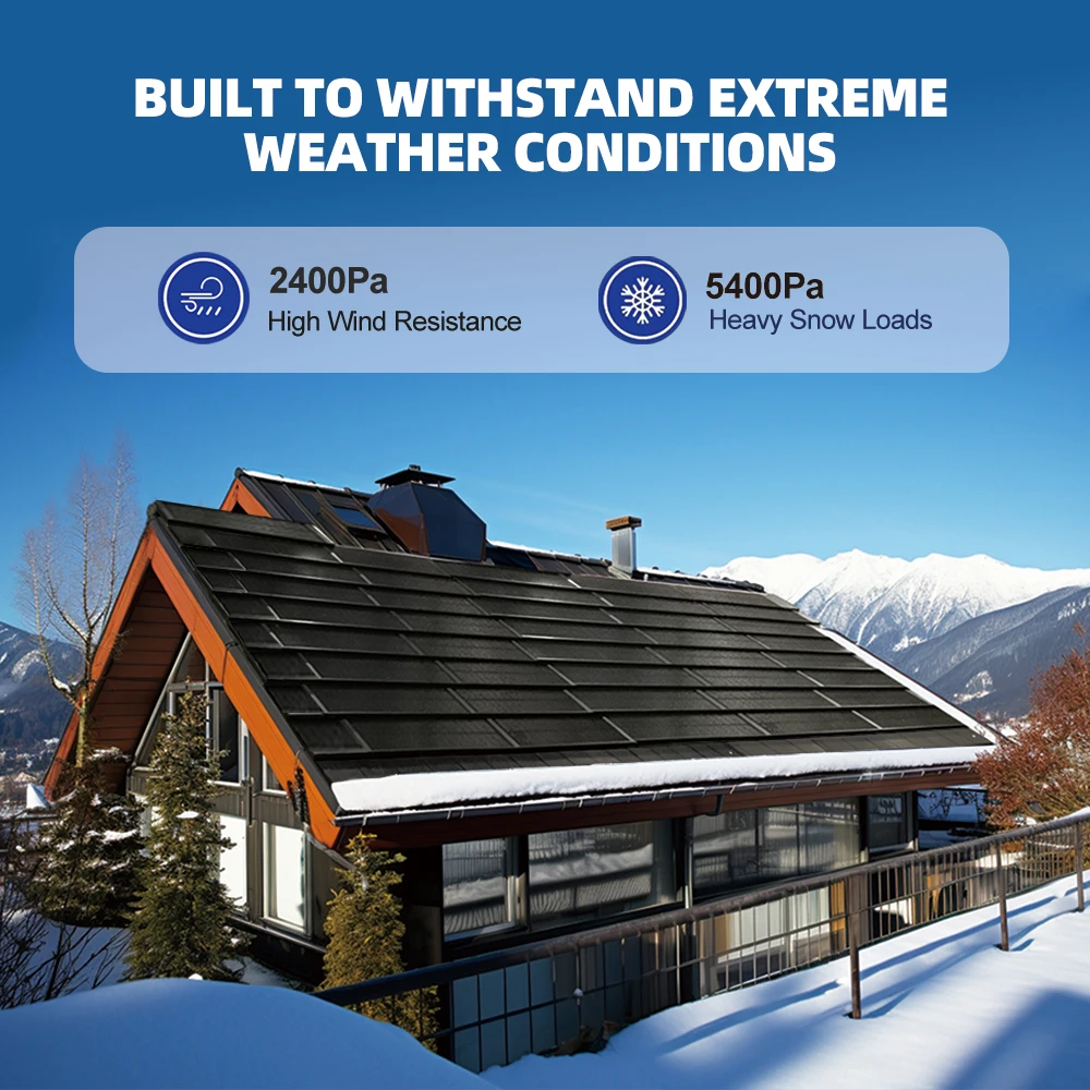 RIXINsolar roof tiles for house solar roofing tiles energy efficiency solar roof tiles market in south africa