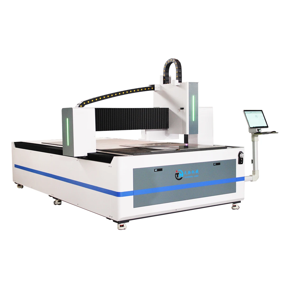 Advertising Mirror design marking with Fiber Laser Machine