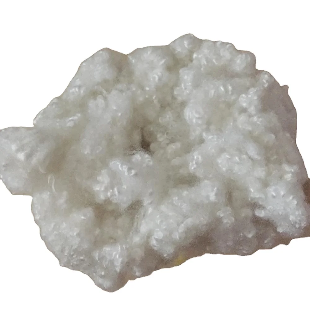 wholesale pillow stuffing ECO Recycled 15D 7D 3D Congujate Hollow Siliconized Fiber