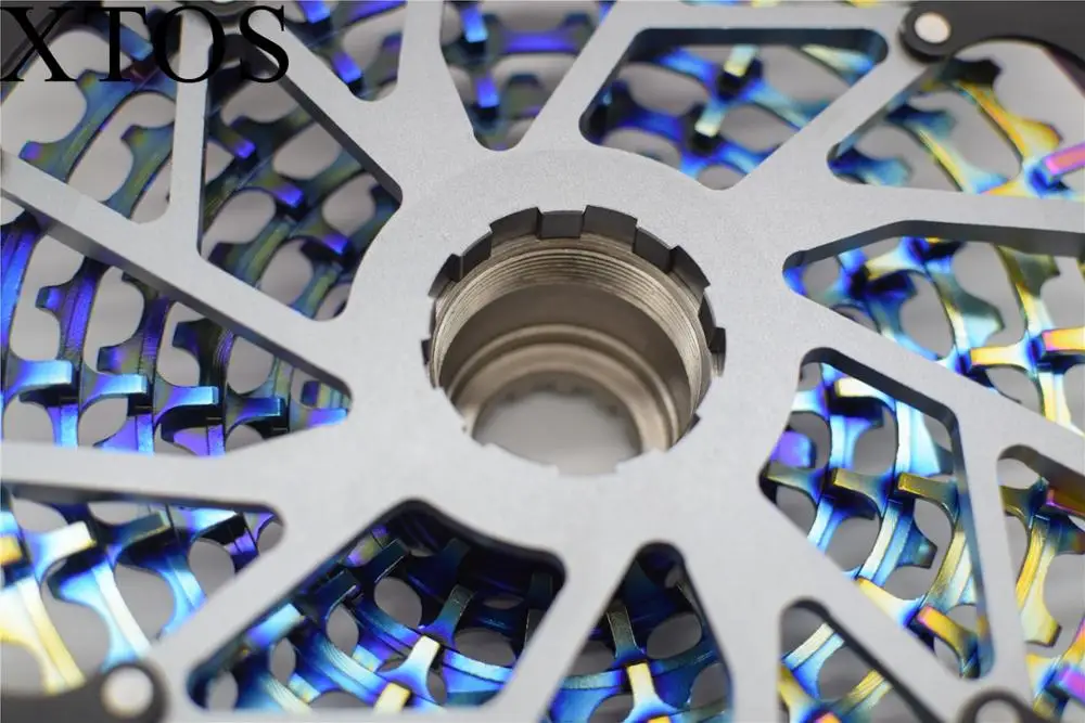 
Xtos Ultimate Mtb11Speed 9-50TCassette Ult Xd Cassette Rainbow Steel Ultralight Freewheel Sprocket 