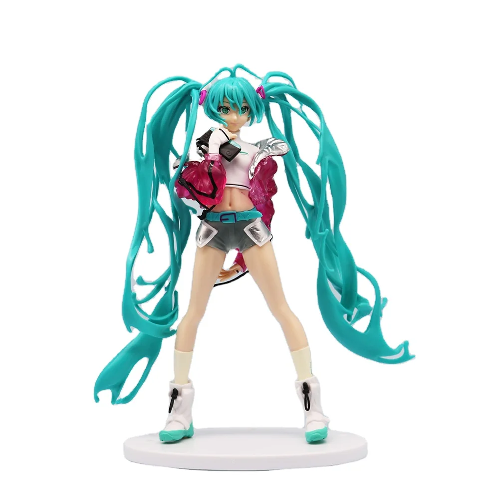 Hatsune Miku Handrun Yishan Dance Cartoon Toy Secondary Doll Decoration for Tabletop Dancing Model