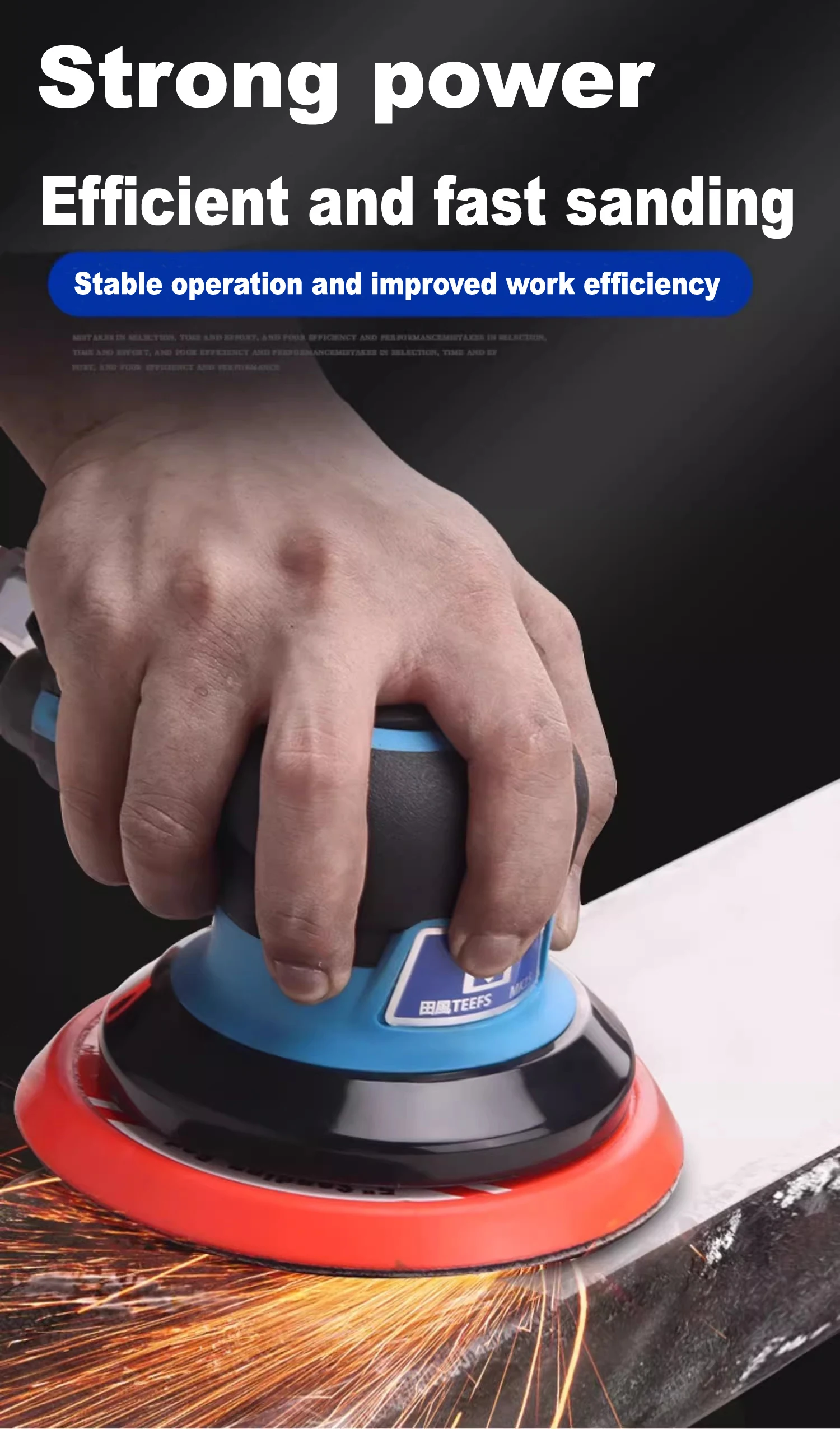 OEM ODM Pneumatic sanders car polisher sander machine  Random Orbit polisher sander machine for wood