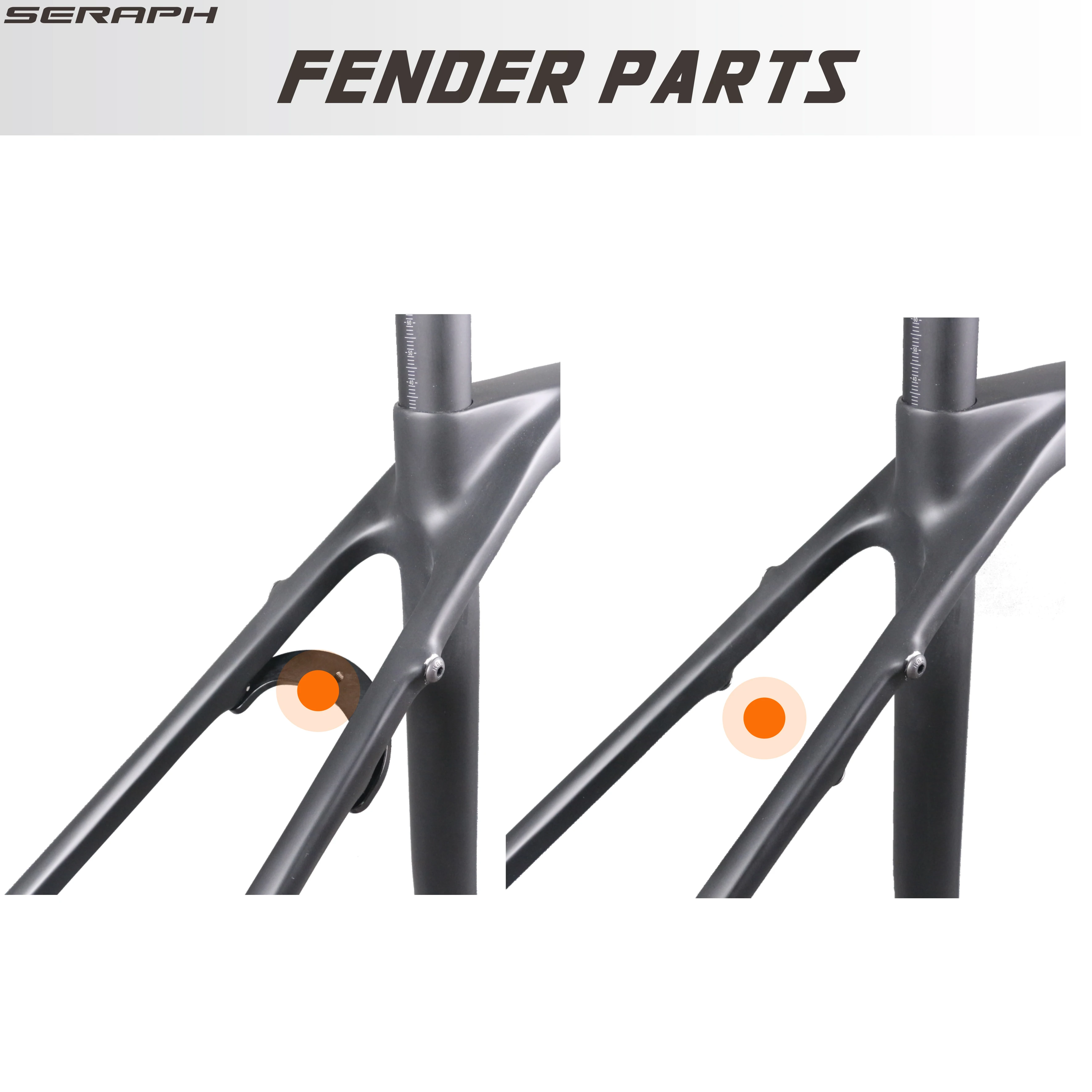 SERAPH Carbon frame GR048 Disc brake Gravel Bike Full Hidden Cable bicycle part Carbon Fiber T1000 T47 Max Tire 700X50C