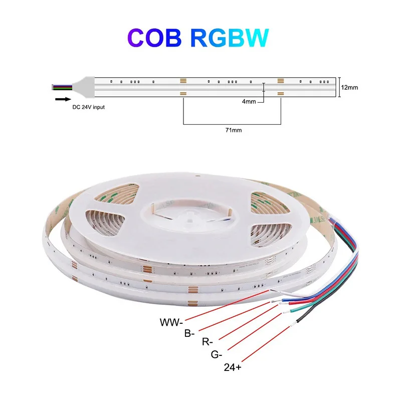 Гибкая Светодиодная лента RGB RGBW RGBIC бегущая вода smd 12 В 24 IP20 IP65 IP68 водонепроницаемая для украшения